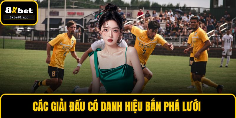 Các giải đấu có danh hiệu bắn phá lưới